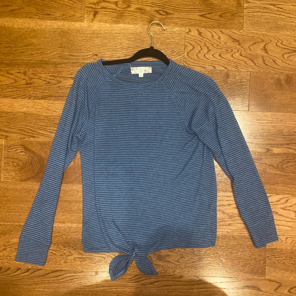 Blue striped long sleeve